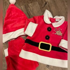 Infant Santa suit size 9-12 months - 3 piece set